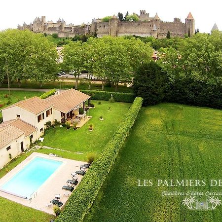 Chambres d'hôtes Les Palmiers de la Cité Carcasona Exterior foto